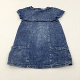 Mid Blue Denim Jeans - Girls 4-5 Years