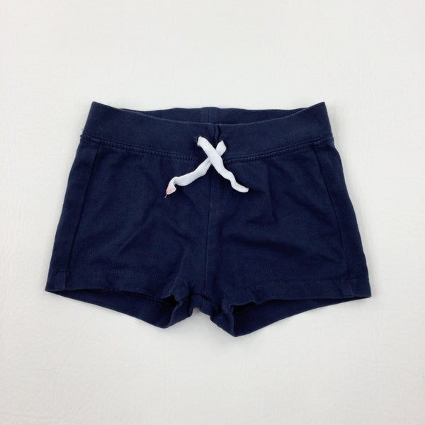 Navy Jersey Shorts - Boys 3-6 Months