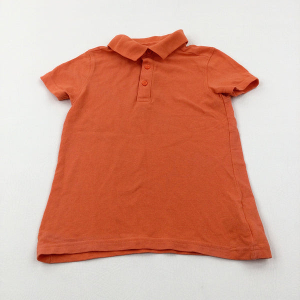 Orange Polo Shirt - Boys 5-6 Years