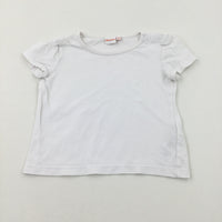 White T-Shirt - Boys 12-18 Months