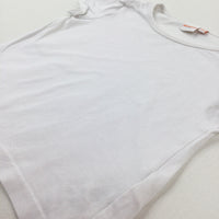 White T-Shirt - Boys 12-18 Months