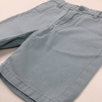 Mint Green Shorts With Adjustable Waist - Boys 5-6 Years