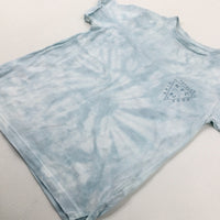 'Totally Epic Dude' Tye Dye Blue T-Shirt - Boys 4-5 Years