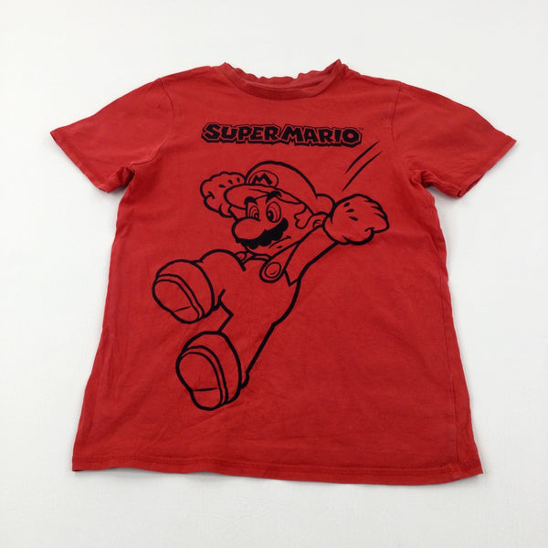 'Super Mario' Red T-Shirt - Boys 8-9 Years