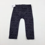 **NEW** Cats Charcoal Grey Jersey Trousers - Boys 6-9 Months