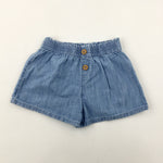 Blue Shorts - Girls 4-5 Years