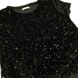 Sparkly Black Top - Girls 4-5 Years