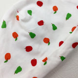 The Hungry Caterpillar Fruits White Jersey Hat - Girls 9-12 Months