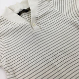 Khaki & Cream Striped T-Shirt - Boys 2-3 Years