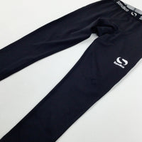 'Sondico' Black Sports Leggings - Boys 5-6 Years