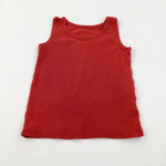 Red Cotton Vest Top - Boys 2-3 Years