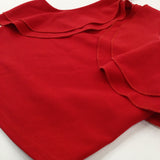 Red With Frills Vest Top - Girls 12-13 Years