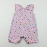 Stars Pink Romper - Girls 18-24 Months