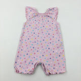 Stars Pink Romper - Girls 18-24 Months