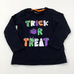 'Trick Or Treat' Spiders & Monsters Black Long Sleeve Top - Boys 2-3 Years