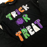 'Trick Or Treat' Spiders & Monsters Black Long Sleeve Top - Boys 2-3 Years