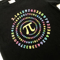 Colourful Mathematic Symbol Black T-Shirt - Boys 5-6 Years