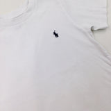 Ralph Lauren Motif White T-Shirt - Boys 3-4 Years