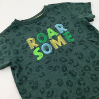 'Roar Some Animal Print Green T-Shirt - Boys 3-4 Years