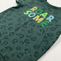 'Roar Some Animal Print Green T-Shirt - Boys 3-4 Years