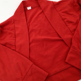 Red Cropped Cardigan - Girls 5-6 Years