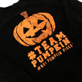 'Team Pumpkin' Orange & Black Sweatshirt - Boys 8-9 Years