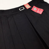 **NEW** Black Pleated School Skirt (waist 29 inch) With Adjustable Waist