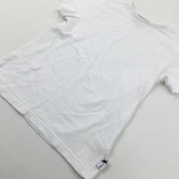 White T-Shirt - Boys 6-7 Years