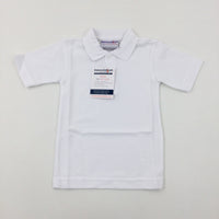 **NEW** White School Polo Shirt - Girls/Boys 2-3 Years