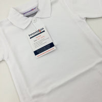 **NEW** White School Polo Shirt - Girls/Boys 2-3 Years