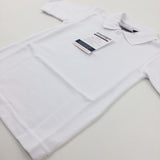 **NEW** White School Polo Shirt - Girls/Boys 2-3 Years