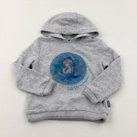 'Into The Unknown' Disney's Frozen Grey Hoodie - Girls 4-5 Years