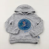 'Into The Unknown' Disney's Frozen Grey Hoodie - Girls 4-5 Years