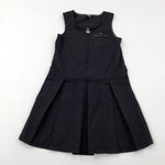 Charcoal Grey School Pinafore Dress - Girls 8-9 Years