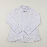 White Long Sleeve School Shirt - Boys 12-13 Years