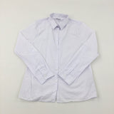 White Long Sleeve School Shirt - Boys 12-13 Years