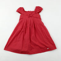 Coral Layered Dress - Girls 6-7 Years