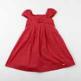 Coral Layered Dress - Girls 6-7 Years