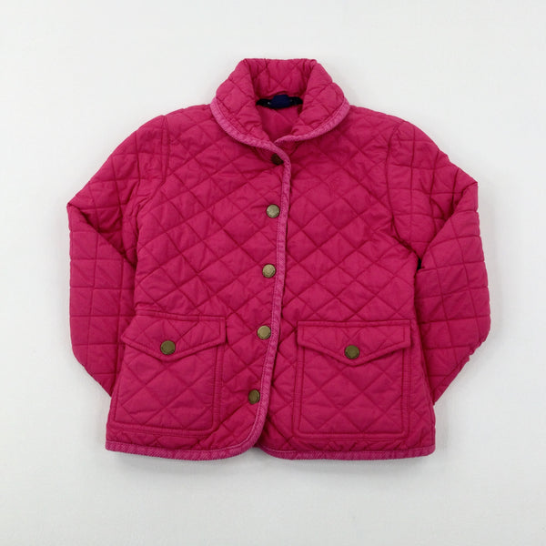 Quilted Pink Jacket - Girls 6-7 Years
