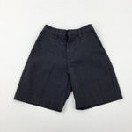 Charcoal Grey School Shorts With Adjustable Waist - Boys 6-7 Years