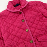 Quilted Pink Jacket - Girls 6-7 Years