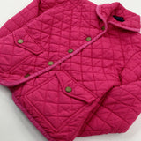 Quilted Pink Jacket - Girls 6-7 Years