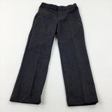 Charcoal Grey School Trousers - Boys 7-8 Years