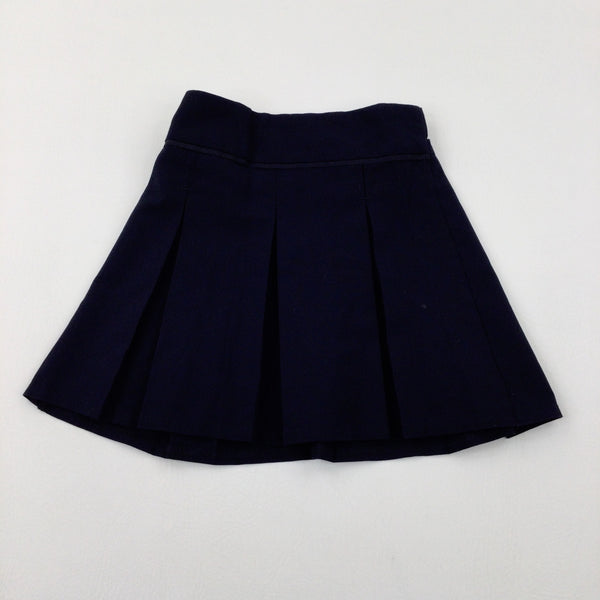 Navy Pleated School Skirt - Girls 4-5 Years