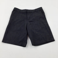 Grey School Shorts With Adjustable Waist - Boys 6-7 Years