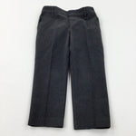 Grey School Trousers With Adjustable Waist - Boys 2-3 Years