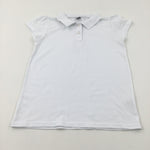 White School Polo Shirt - Girls 10-11 Years