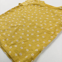 Flowers Yellow T-Shirt - Girls 18-24 Months