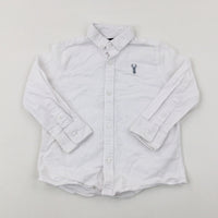 Stag Motif White Shirt - Boys 2-3 Years