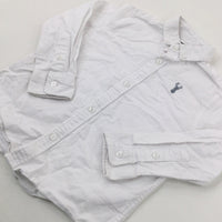 Stag Motif White Shirt - Boys 2-3 Years